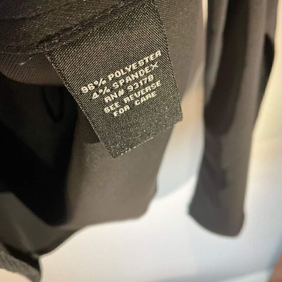 Premise Split Angel Sleeve Blouse, XS, Black - Picture 7 of 15